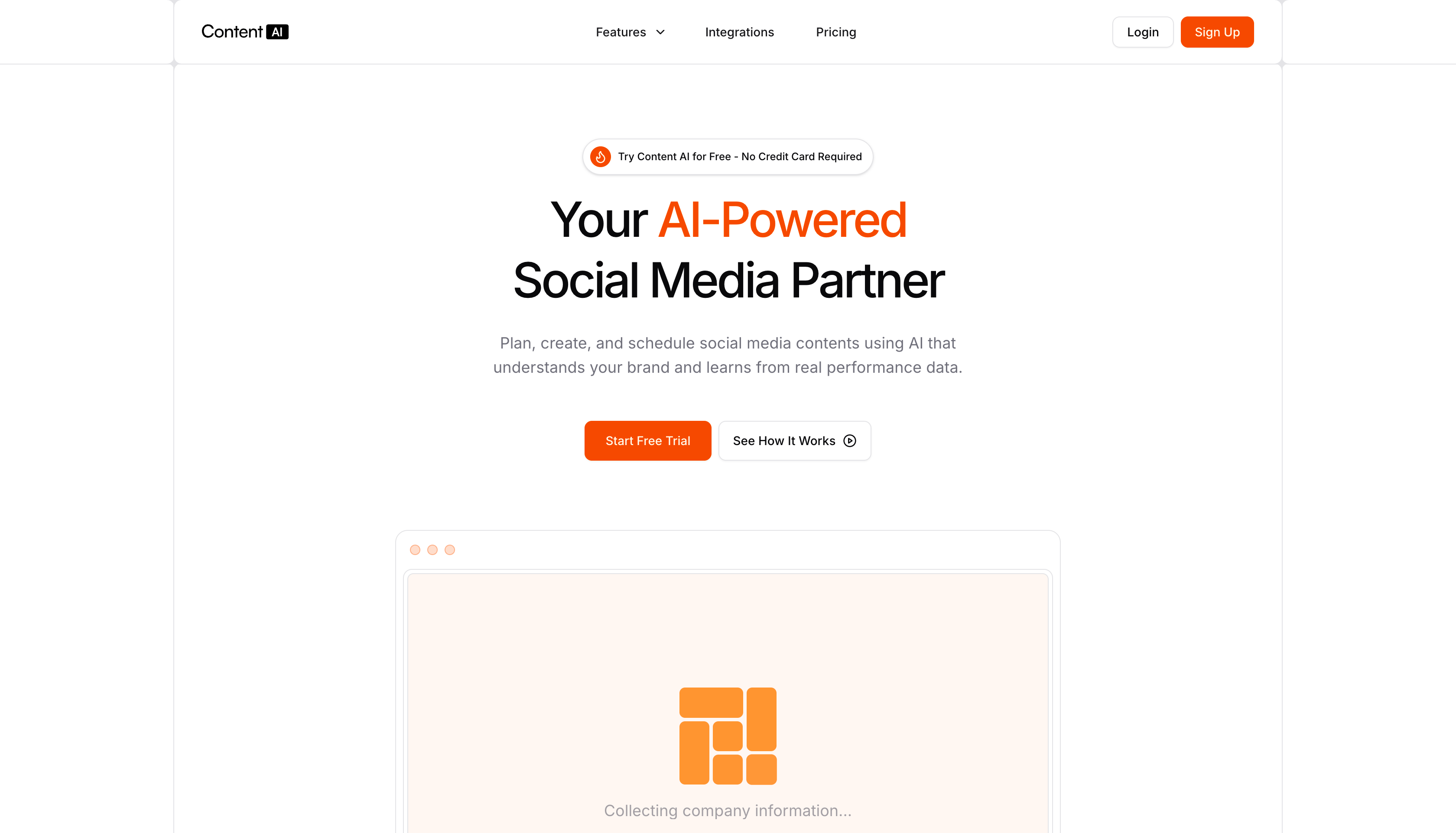 Content AI Website